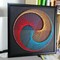 String Art DIY Kit - Spiraling Colors. Wizardi Geometry Nail Painting F07-M12-2-DHGG29215